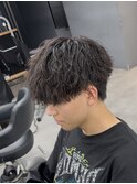 縦落ちパーマツイストスパイラルシャドウパーマニュアンスパーマ