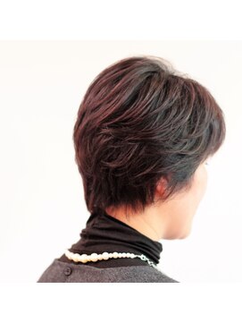 エメ バイ ヘアーポケット(aimer by hair pocket) *+aimerが叶える...大人ツヤ感ショート*