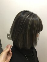 パティオンツー(PATIONN2)&nbsp;切りっぱなしボブハイライトデザインカラー