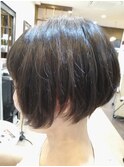 首元スッキリ♪　前下がりショートボブ