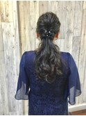 お祝い事での大人のヘアーセット。着付けも早朝から取り掛かりOK