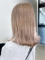 アルバム 銀座(ALBUM GINZA)&nbsp;シアーベージュミディ_マロンベージュAラインボブ_ba326271