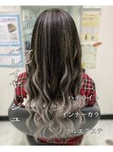 #エクステ浜松#プルエクステ#ハイトーン#シルバーカラー