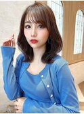 【Lond  Alexia】柴田知亜希 ミディアムヘア ショコラベージュ