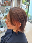 カシスオレンジ×インナーカラー