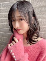 アート(a-to)&nbsp;【a-to新里】シースル－バングくびれ韓国ヘア