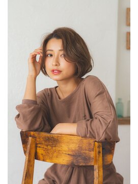 ラエティティア ロコ 刈谷店(Laetitia loco) カジュアル前髪長めなボブ