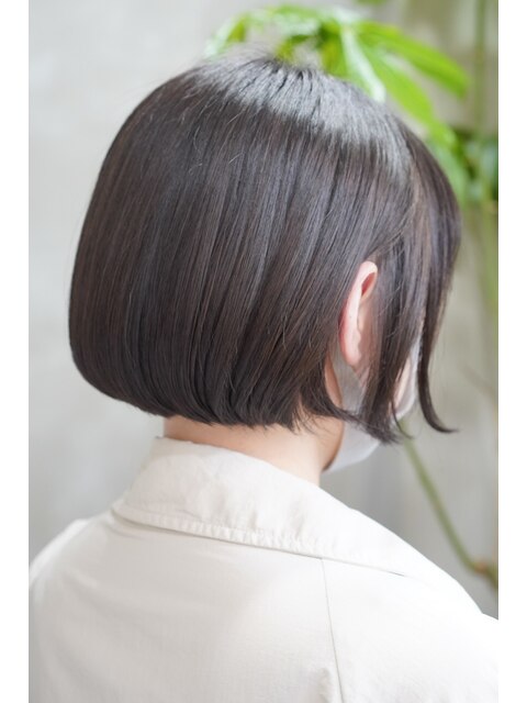 【店長小川】コンパクトなシンプルbob/横浜髪質改善
