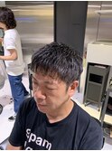 メンズツーブロックパートフェードショートF