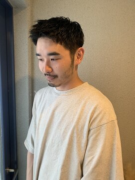 ヌース(NOOS) メンズナチュラルツーブロックアップバング