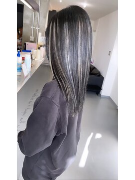 キング 梅田(K!ng) 【梅田】ハイライトカラーホワイトハイライトケアブリーチ