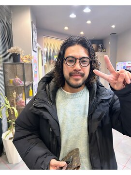 ダニーコウベ(Danny kobe) ゆるいパーマ