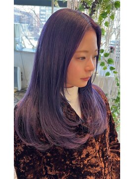 アドール(ADOR) #名古屋韓国へア#お顔周りカット#ダブルカラー