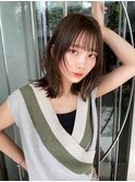 レイヤーカットインナーカラーイヤリングカラー色落ち綺麗表参道