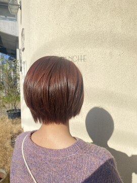 ブランシェ ヘアデザイン(BLANCHE hair design) ショート×ピンク