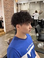 ヴィップルーム(viproom) ウルフ/アッシュブラック/カルマパーマ/ベリーショート