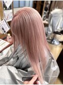 ペールピンク ロングひろ