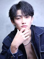 リップス 表参道店(LIPPS)&nbsp;【ルーズリバースパーマ】7:3ウェットコンマ