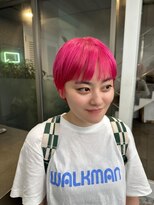 1番いけてるピンクのショートヘア