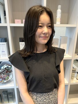 エルモ(ELMO.) <ELMO. 兒玉>透けカラー外ハネミディアム