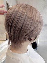 ニュイ(NUIT)&nbsp;ダブルカラーショートボブインナーカラーハイライトケアブリーチ