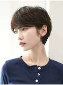 前髪/イメチェン/ウェーブパーマ/ショートヘア/30代/40代/50代
