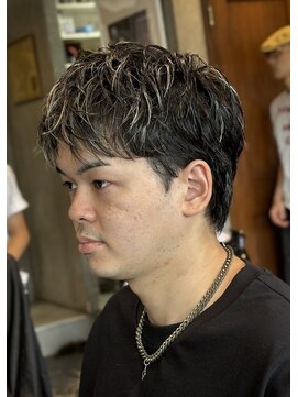 エルエー バーバーショップ 草津店(L.A BARBERSHOP) 店長【橋本】ラフショート×メッシュ