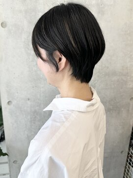 モリオ(morio) ＊大人ショートボブ大人かわいい丸みショート前髪あり30代40代3