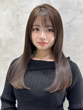 ロンドネートゥル 新潟(Lond naitre) 新潟/万代 髪質改善ローレイヤーチョコグレージュ