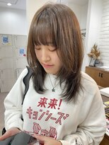 シエル フクオカ(CIEL FUKUOKA)&nbsp;ミディアムレイヤーカット透明感カラー