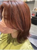 まつだてみすず☆韓国風ボブ×ブラッドオレンジ