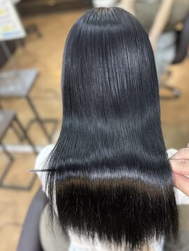 ライズ バイ レボ 柏店(RISE by REVO) 地毛風パープルブラックXメテオカラー