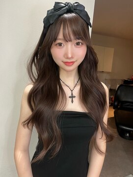 リッカ(LICCA) (licca内堀)韓国ヘア×レイヤーカット×ブラウンカラー