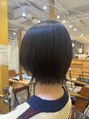 アグ ヘアー イブ 南郷7丁目店(Agu hair eve)&nbsp;初めての縮毛矯正でさらさらになりました。