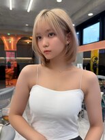 ロンド ストラーダ 心斎橋(Lond strada)&nbsp;レイヤーボブ×ハイトーン[心斎橋/髪質改善]