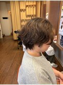 ハンサムショート×リカールパーマ