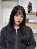 ダークパープル/髪質改善/縮毛矯正/オリーブベージュ/銀座