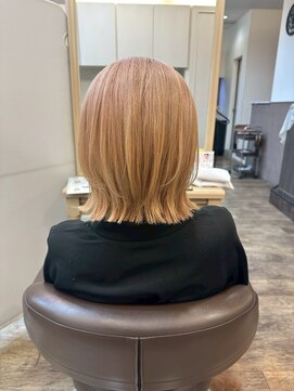 髪質改善/顔周りレイヤーカット/グレージュ[千葉/千葉駅]