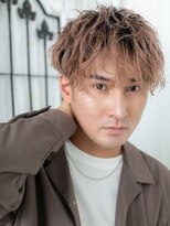 モッズヘア メン 新所沢店(mod's hair men)&nbsp;ハイトーンカラースパイラルパーマフェザーマッシュe新所沢