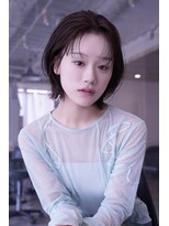 シーク バイ ベル 千葉(Seek by Belle)&nbsp;顔周りレイヤーカットくびれヘアハッシュカットベージュ韓国