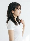 セミロング・暗髪ロング・レイヤー・銀座日比谷有楽町20代30代