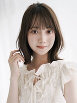 ロエル 牛久(Loel) 外ハネボブ くびれヘア シースルーバング