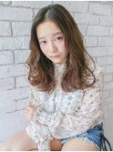 大人可愛いセミパーマ【LUXBE 大阪梅田茶屋町店】