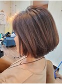 【Monkeypod】お客様SNAP♪30/40代に人気な上品ボブ