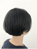 ミニボブ × グレーカラー