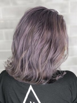 オーブ ヘアー アムール 学芸大学店(AUBE HAIR amour) 【AUBE HAIR】シアブルーベージュ_スモーキーウェーブ