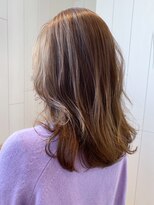 アルバム 銀座(ALBUM GINZA)&nbsp;オリーブベージュ_ラベンダーカラーくびれミディ_ba328851