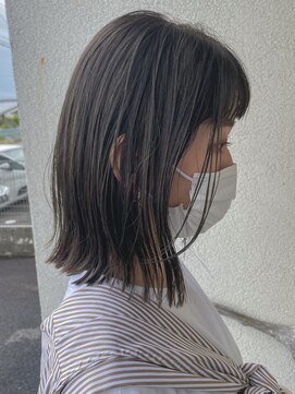 シェル 津山の手店(shel) 20代30代40代小顔切りっぱなし大人ボブ髪質改善