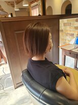 アドラーブル 女池店(adorable) 20代30代★小顔見せで大人かわいい◎【ボブ】【切りっぱなし】