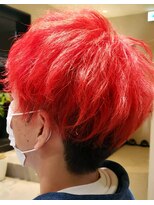 フルショウ 小牧(FURUSHO)&nbsp;ツーブロック刈り上げマッシュレッド